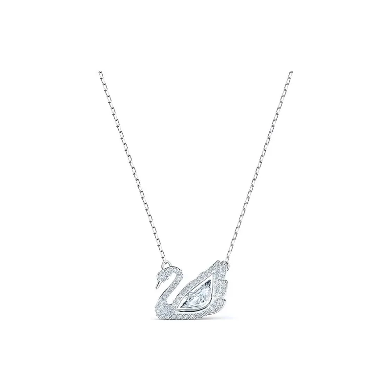 Swarovski Crystal embellished Logo Pendant Chain-0