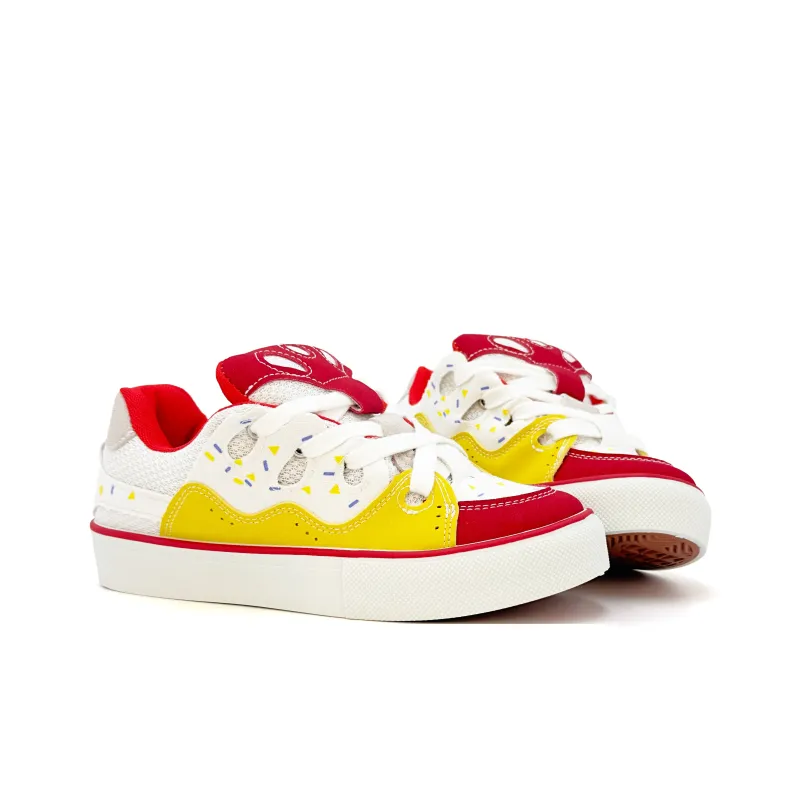 FULLXUAN Niche Cute Little Cat Students' Party Versatile Low-Top Skateboard Shoes Women's-48