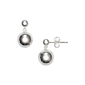 ANNI LU 925 Sterling Silver Earrings Unisex Silver