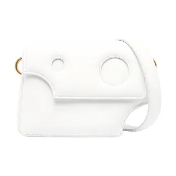 OFF WHITE Burrow Leather Shoulder Bag
