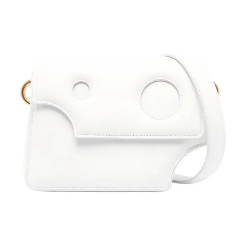 OFF WHITE Burrow Leather Shoulder Bag