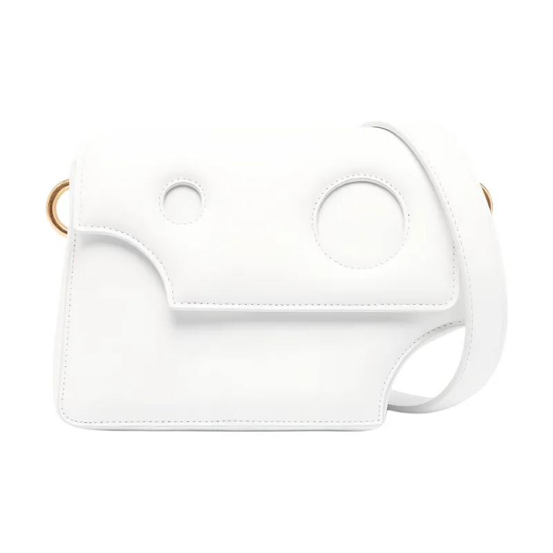 OFF WHITE Burrow Leather Shoulder Bag-0