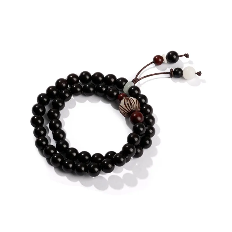 Zheng Baifu Ebony Wooden Bracelets Unisex-0