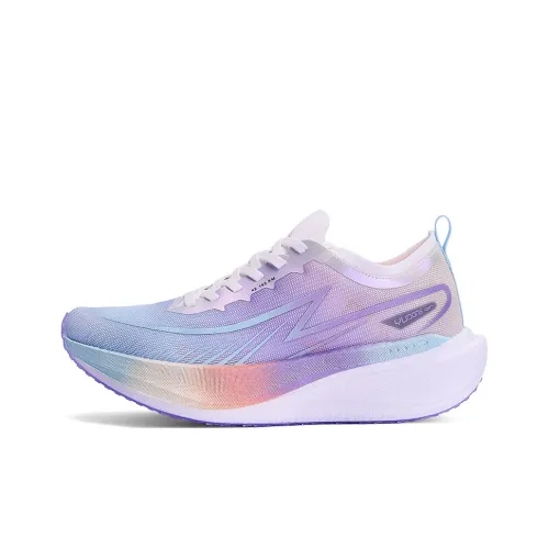 YUDONG Low Top Popcorn Running Shoes Men's Dark Reddish Purple Blue