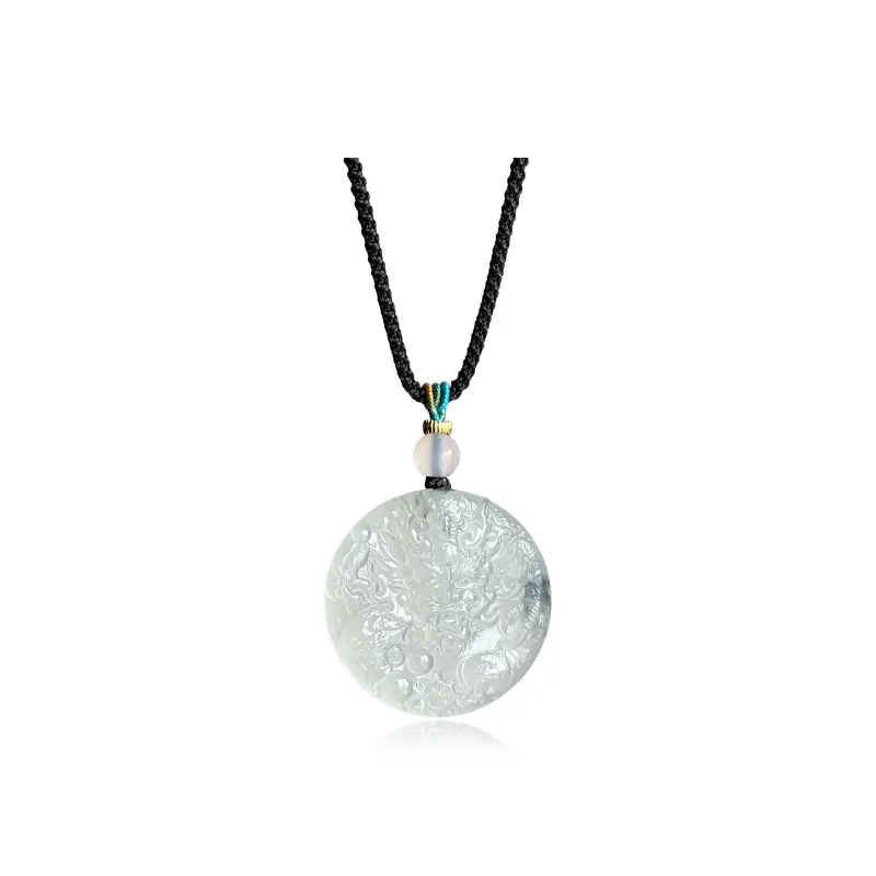 Tang Zhi Serpentine Jade Necklaces Unisex-3