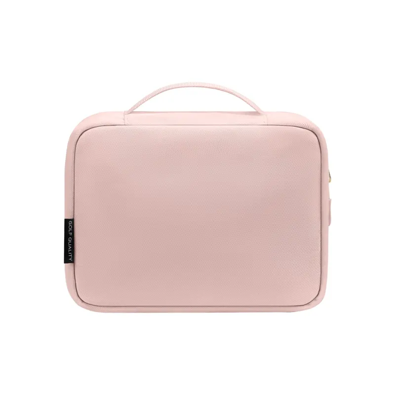GOLF Fabric Makeup Bag Regular Women's Black/Apricot/Pink-14