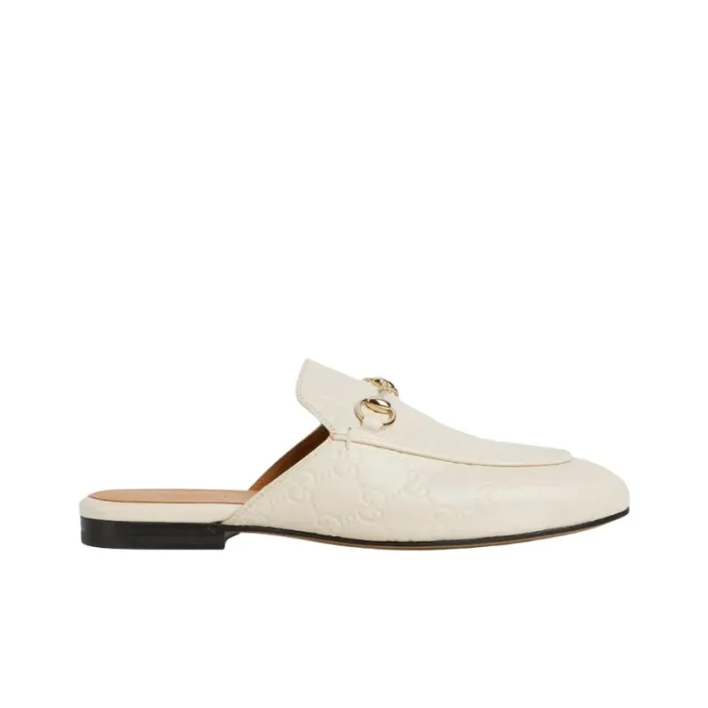 GUCCI Wrap toe Slippers Women's White-1