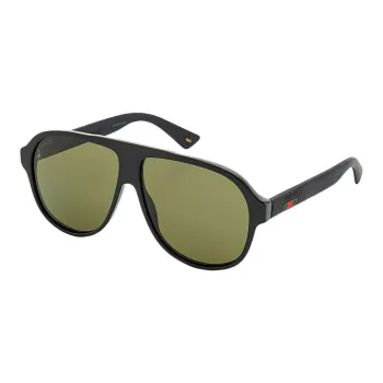 GUCCI Acetate Aviator Frame Sunglasses