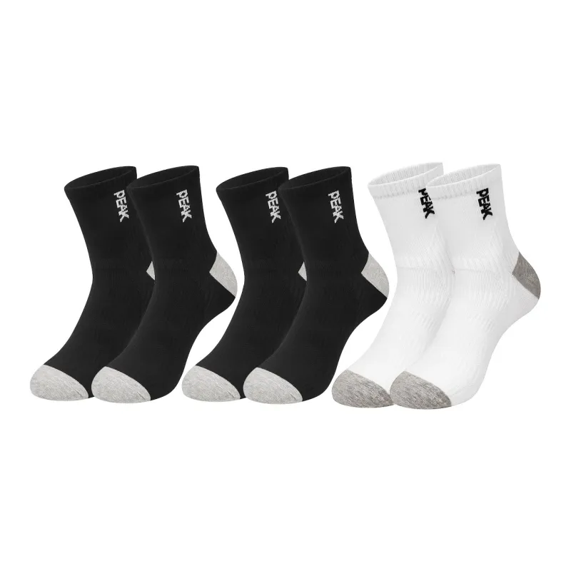 PEAK Mid Calf Socks Unisex 3 Pack-16