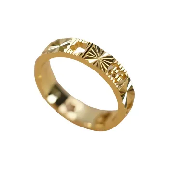 GUCCI 18kt Yellow Gold Icon Ring