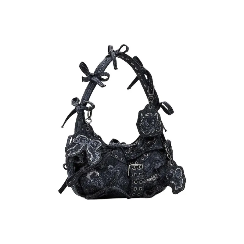 Desigual MARIA ESCOTE Collaboration Fabric Handbag Shoulder Bag Medium Size Women's Black-1