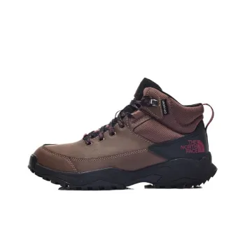 THE NORTH FACE Slip Resistant, Abrasion Resistant, Waterproof, Lightweight Mid Top Hiking Shoes Women's Coffee