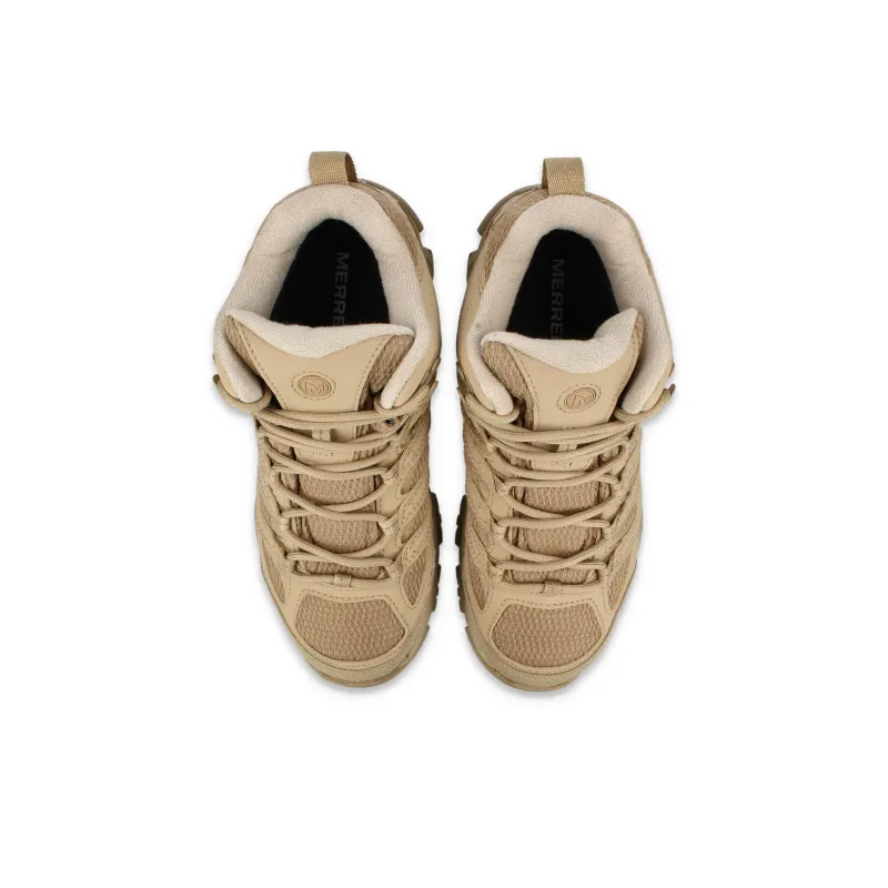 MERRELL MOAB 3 Anti Slip Wear Resistant High Top Hiking Shoes Women's Beige-3
