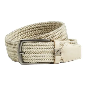 Ermenegildo Zegna Braided Buckle Belt