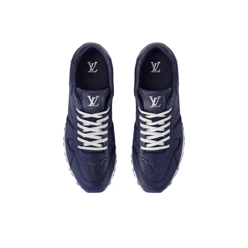 LOUIS VUITTON Run Away Low Top Casual Shoes Men's Blue-3
