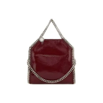 Stella McCartney Cotton One Shoulder Handbags Women's Grape