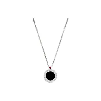 BVLGARI Save The Children Charity Collection 925 Sterling Silver Necklaces Unisex Black
