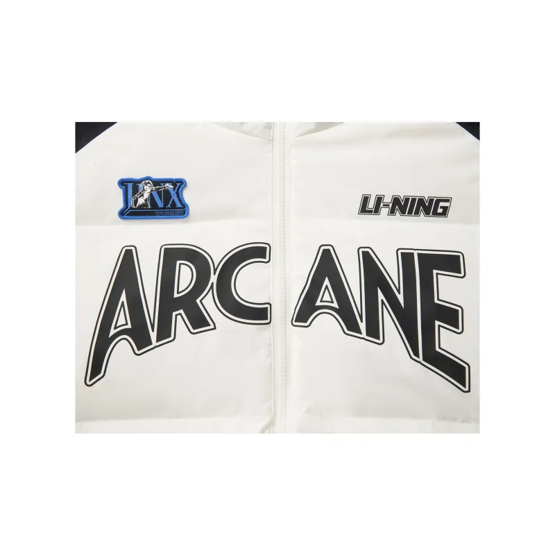 LiNing x LEAGUE OF LEGENDS Down Jacket Unisex Ivory-5