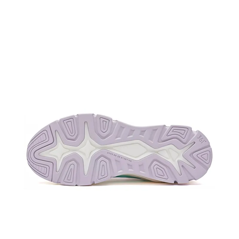 361° Yanwu Casual Shoes Women's Low Top Feather White/Light Lavender Purple-4
