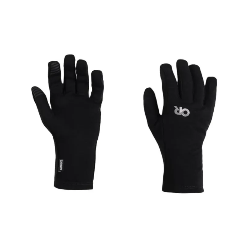 Outdoor Research Milu Wool Gloves Men's Black-0