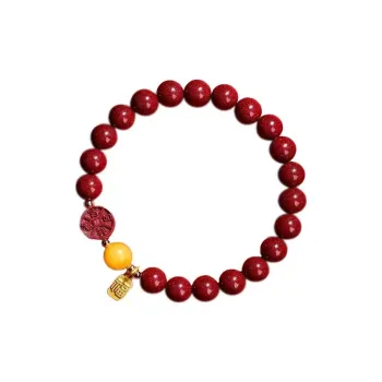 Strange Snow Cinnabar Jade Bracelets Unisex