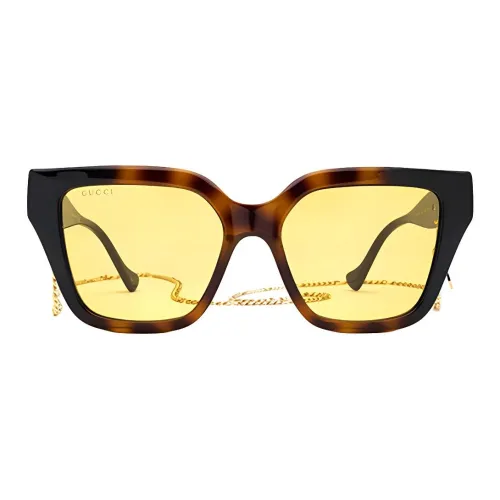 GUCCI Cat-Eye Chain-Detailed Sunglasses
