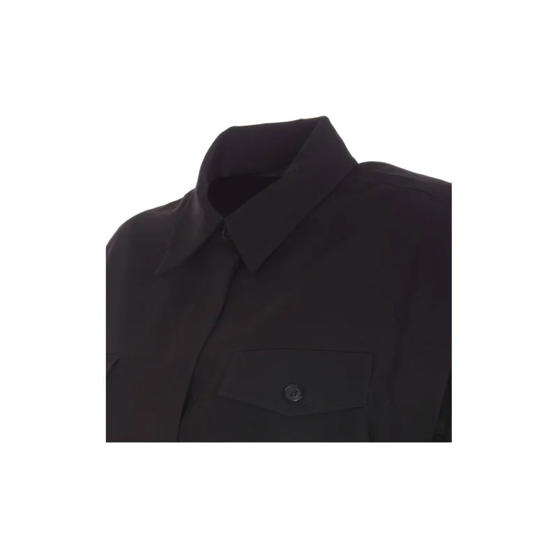 PINKO Collared Long Sleeved Shirt-3