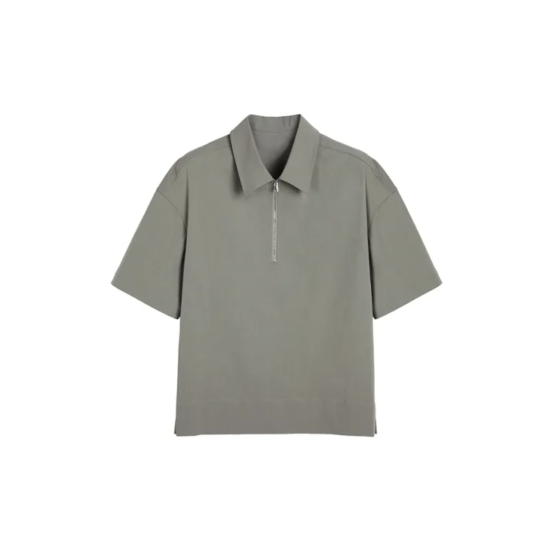 Osens Polo Shirt Men's Driftwood Gray-1