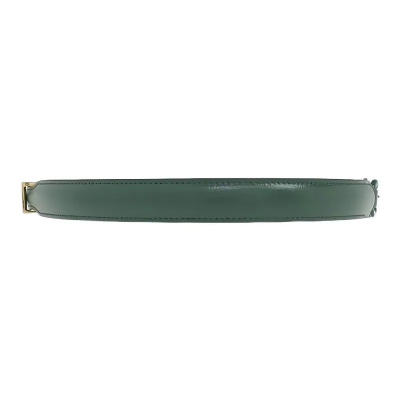 GUCCI Horsebit Leather Belts Women's Green-1