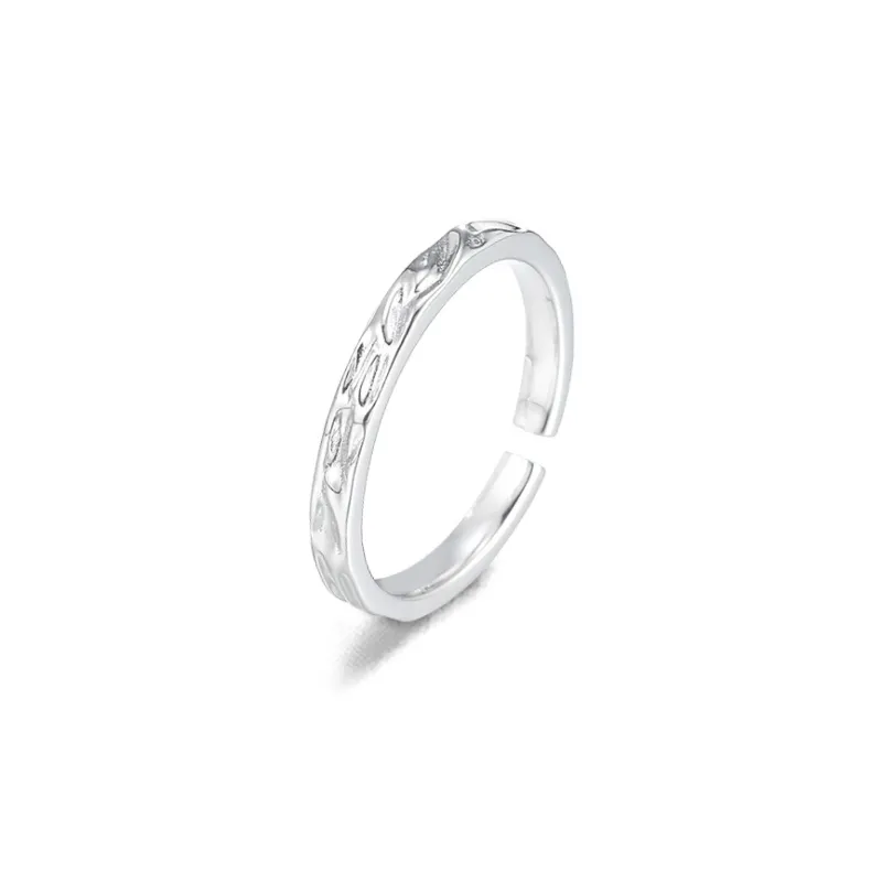 FORCHI Sterling Silver Rings Unisex Anniversary Gift For Girl-3