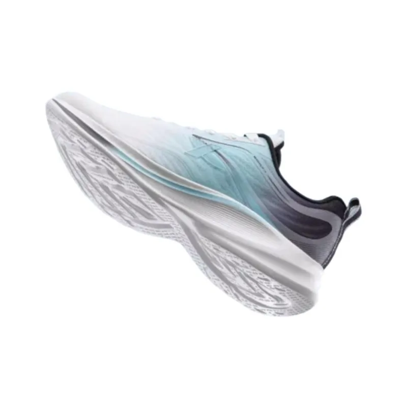 XTEP Cushioning, Slip Resistant, Breathable, Lightweight Low Top Running Shoes Men's White Blue Black-6