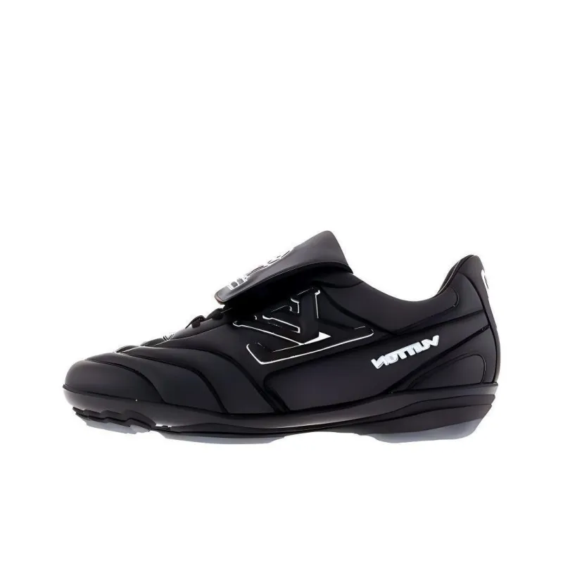 LOUIS VUITTON Footprint Soccer Low Top Casual Shoes Men's Black-2
