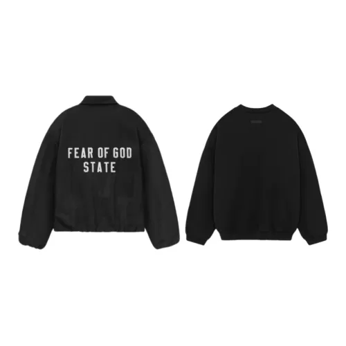 Fear Of God Essentials Casual Sportswear Unisex Black