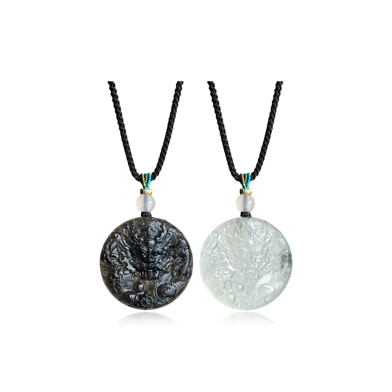 Tang Zhi Serpentine Jade Necklaces Unisex-6