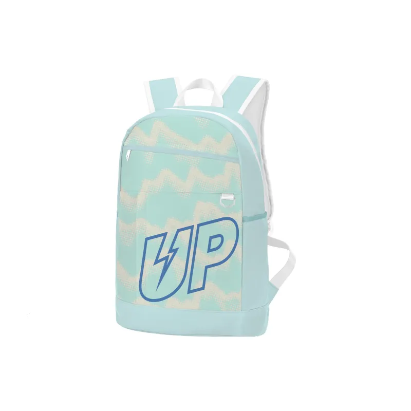 TURN UP Polyester Backpack Unisex Blue-1