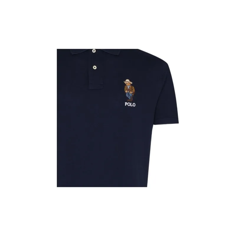 Polo Ralph Lauren SS22 Polo Shirt Men's Dark Blue-4
