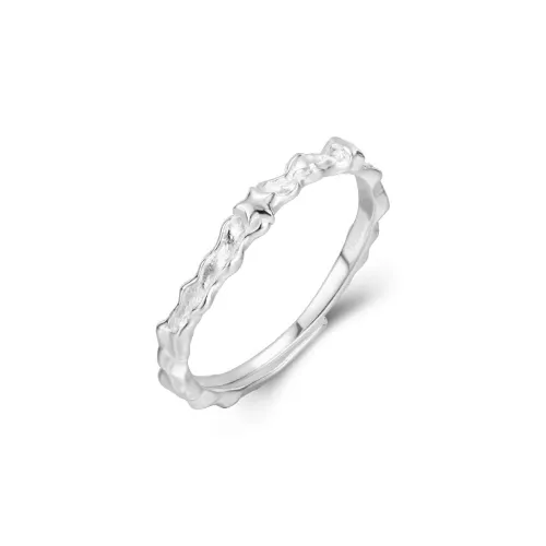 CLARKIA FLOWER 999 Fine Silver Rings Women's