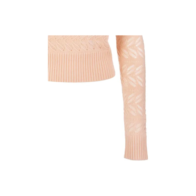 SportMax Perforated Crewneck Knitted Jumper-6