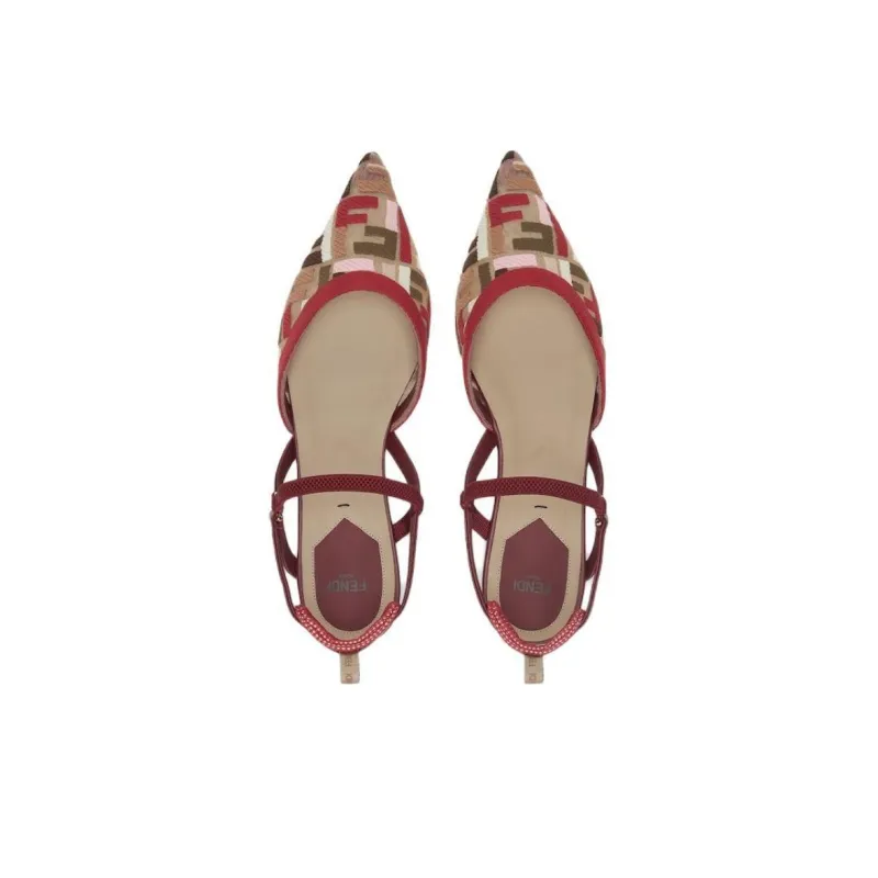 FENDI Colibrì Lite Pointed Toe Ballerina Shoes Women's-2