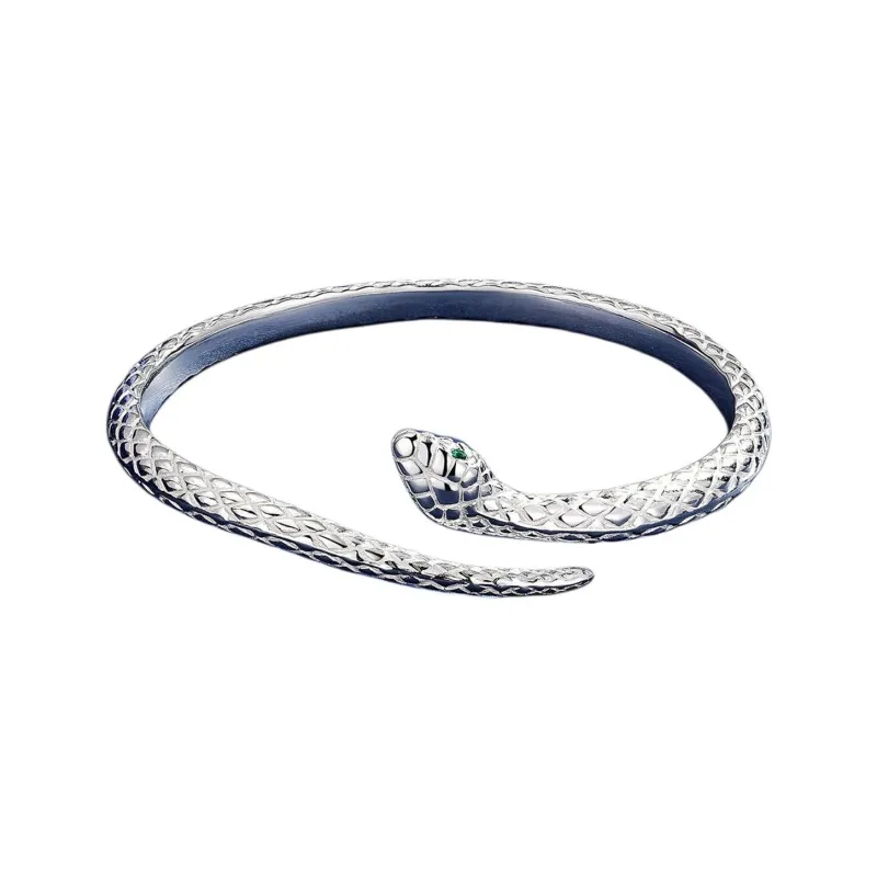 One Thousand Two 990 Silver Bangles Women's-0