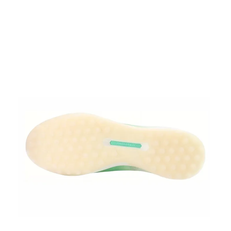 LiNing TF Rubber Broken Studs Indoor Cushioning, Slip Resistant, And Abrasion Resistant Soccer Shoes Men's White Green-4