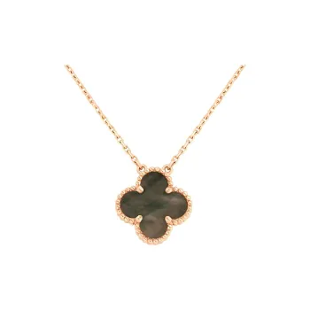 Van Cleef & Arpels 18K White Gold Necklaces Women's Rose Gold
