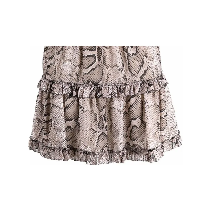 MICHAEL KORS Casual Short Skirts Women's Light Umber-2