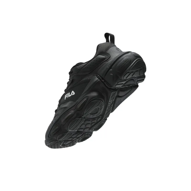FILA ET Wear Resistant Slip Resistant Low Top Casual Shoes Men's Black-2