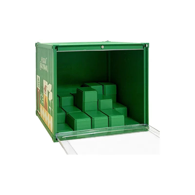 JINGGUAN Christmas Luminous Container Trendy Toy Figure Display Case Finished Product Model Accessories-1