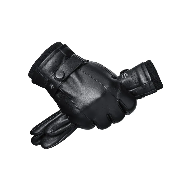 SEPTWOLVES Sheepskin Cycling Driving Motorcycle Touchscreen Glove WO Unisex-8