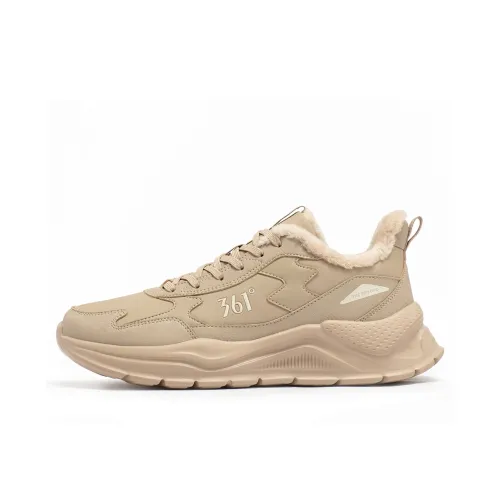 361° Water-Resistant Lightweight Rebound Low-Top Casual Running Shoes Men's Tan