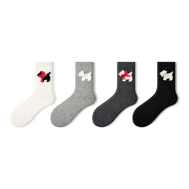 Primeet Mid Calf Socks Women's 4 Pack-6