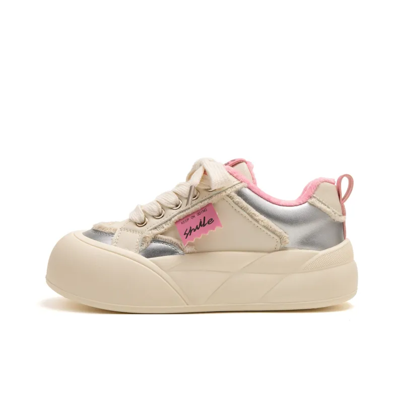 Dafu Leaps Forward Warm Water-Resistant And Wear-Resistant Low-Top Skateboard Shoes Women's-7