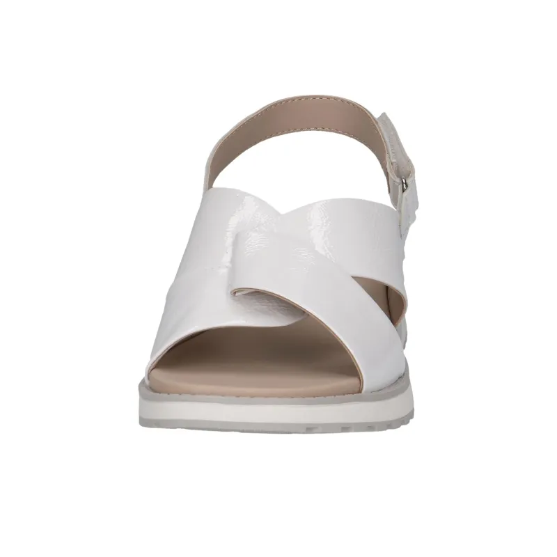 CAPRICE Kandy Strap Sandals 4.5cm Women's White-4